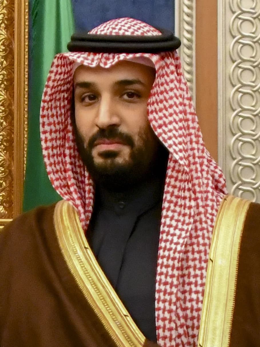 Prince Mohammed bin Salman photographed in Riyadh in 2019