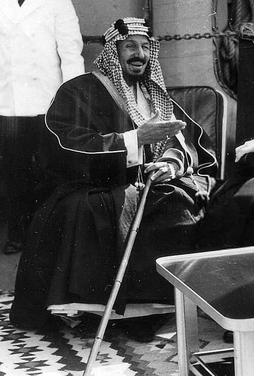 King Abdulaziz in 1945