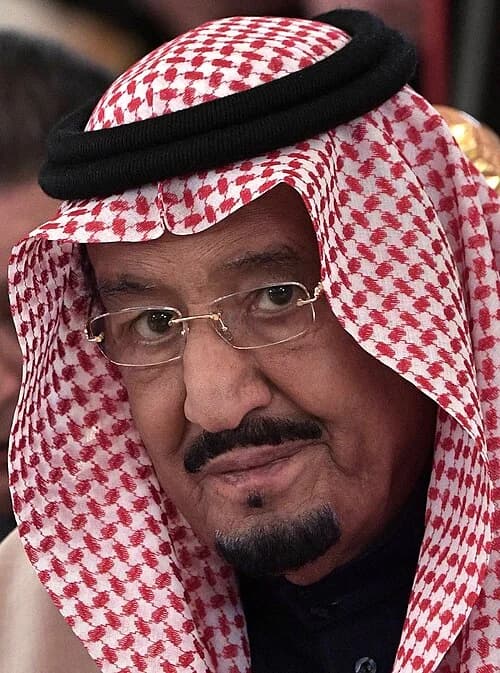 King Salman bin Abdulaziz photographed in 2017