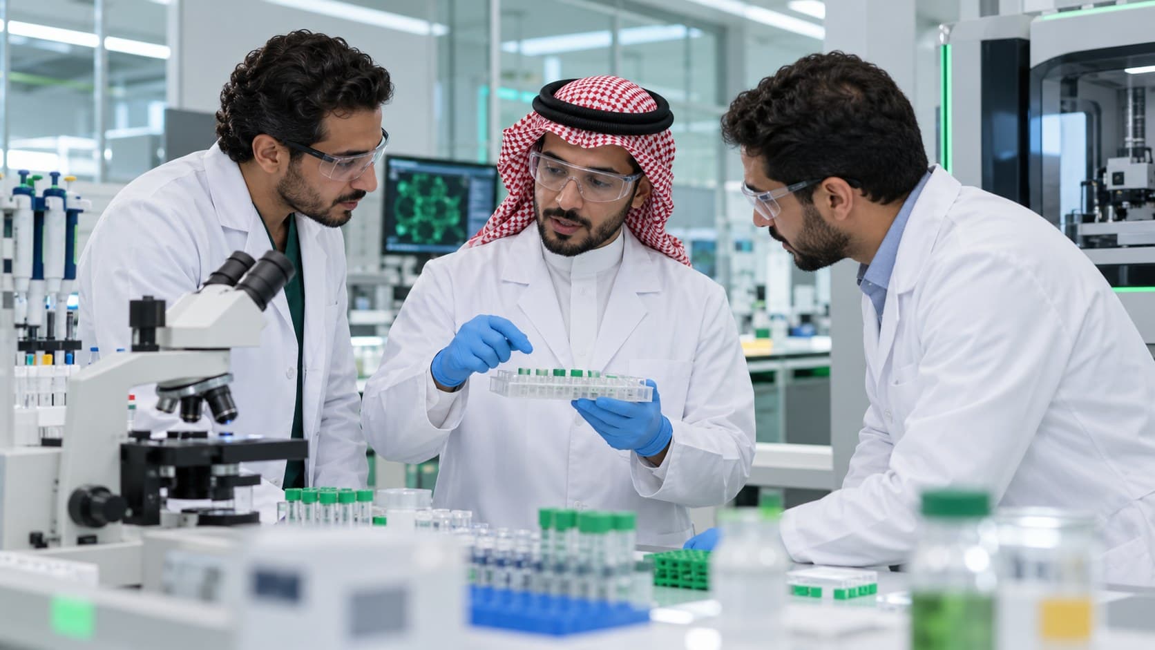 صورة توضيحية: مشهد للرعاية الصحية وعلوم الحياة