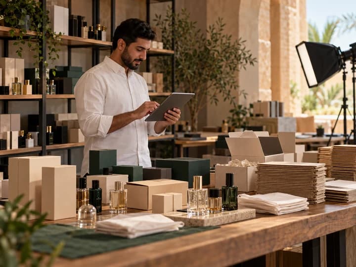 AI concept of a marketplace seller product studio