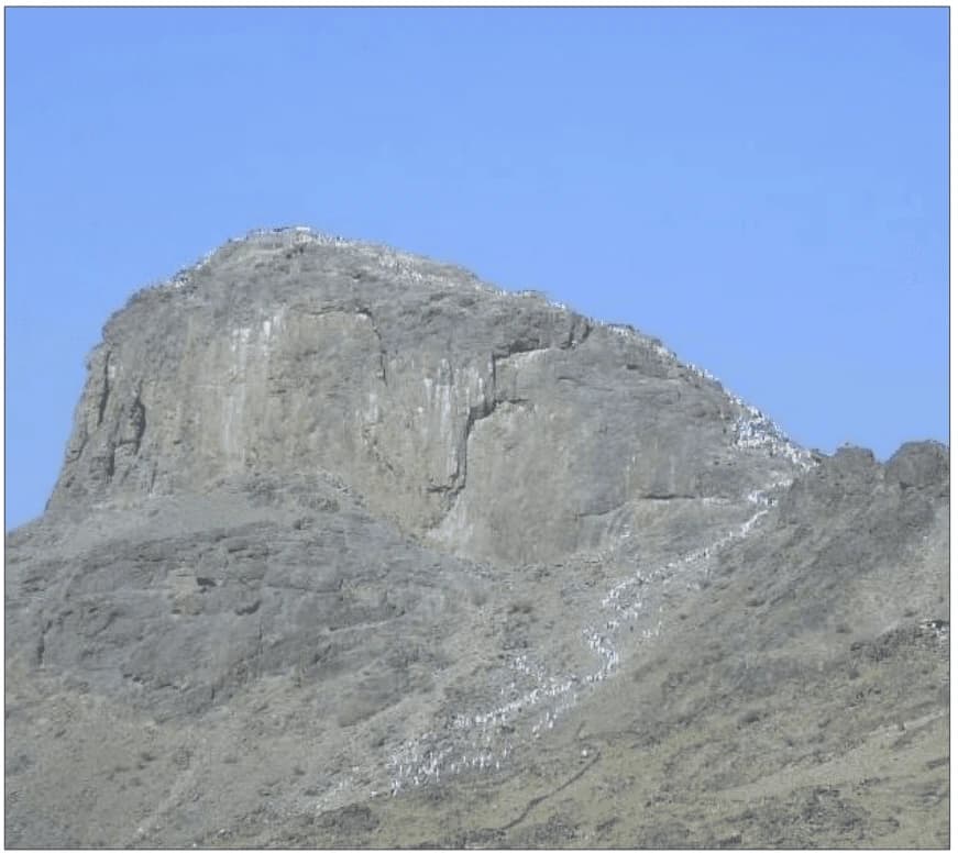 Jabal Thawr — photographed view