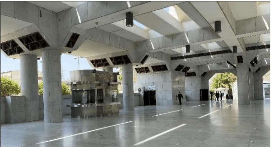 Covered courtyard at Al Tan’im Mosque