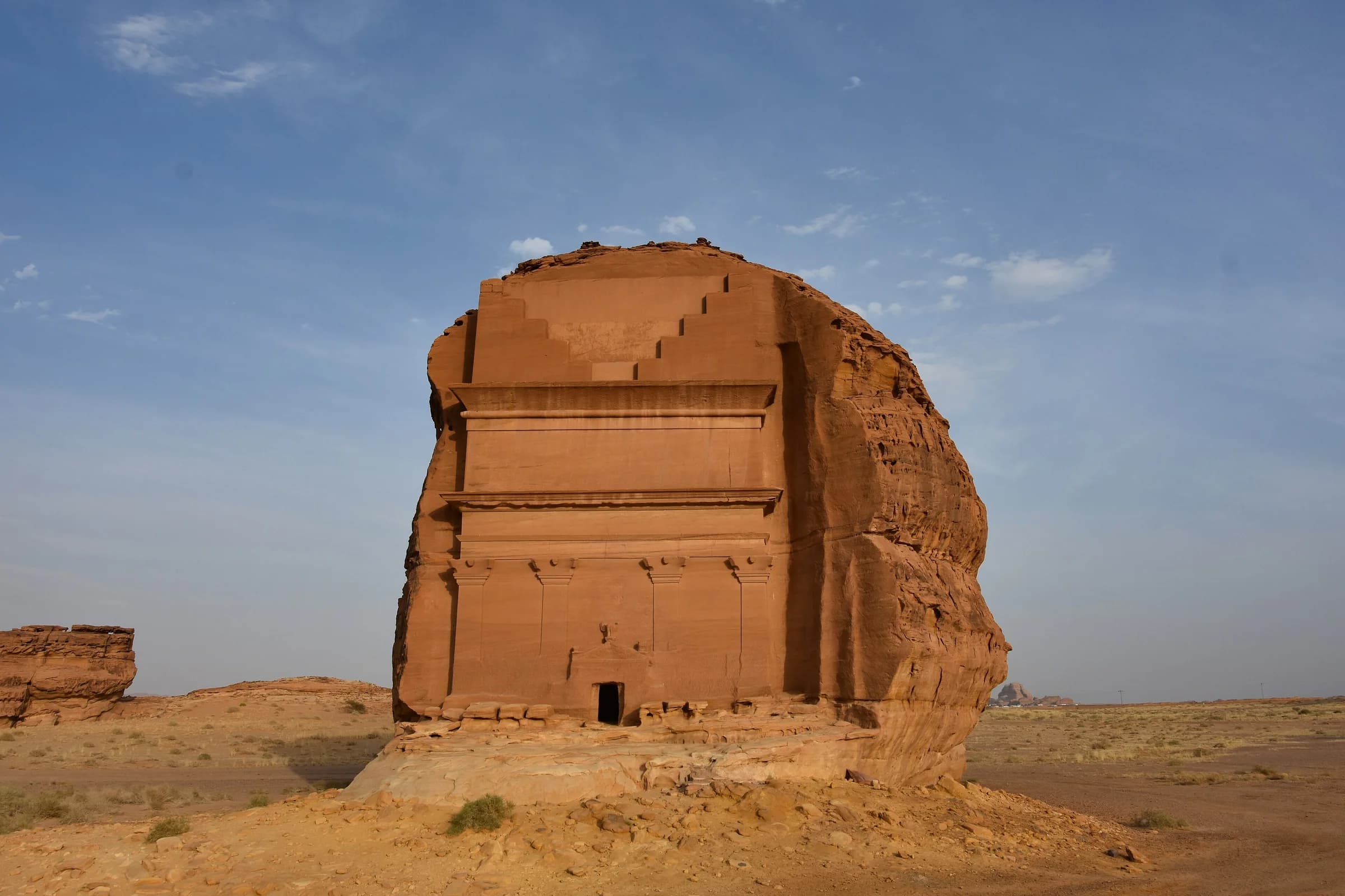 واجهة قصر الفريد في الحجر قرب العلا