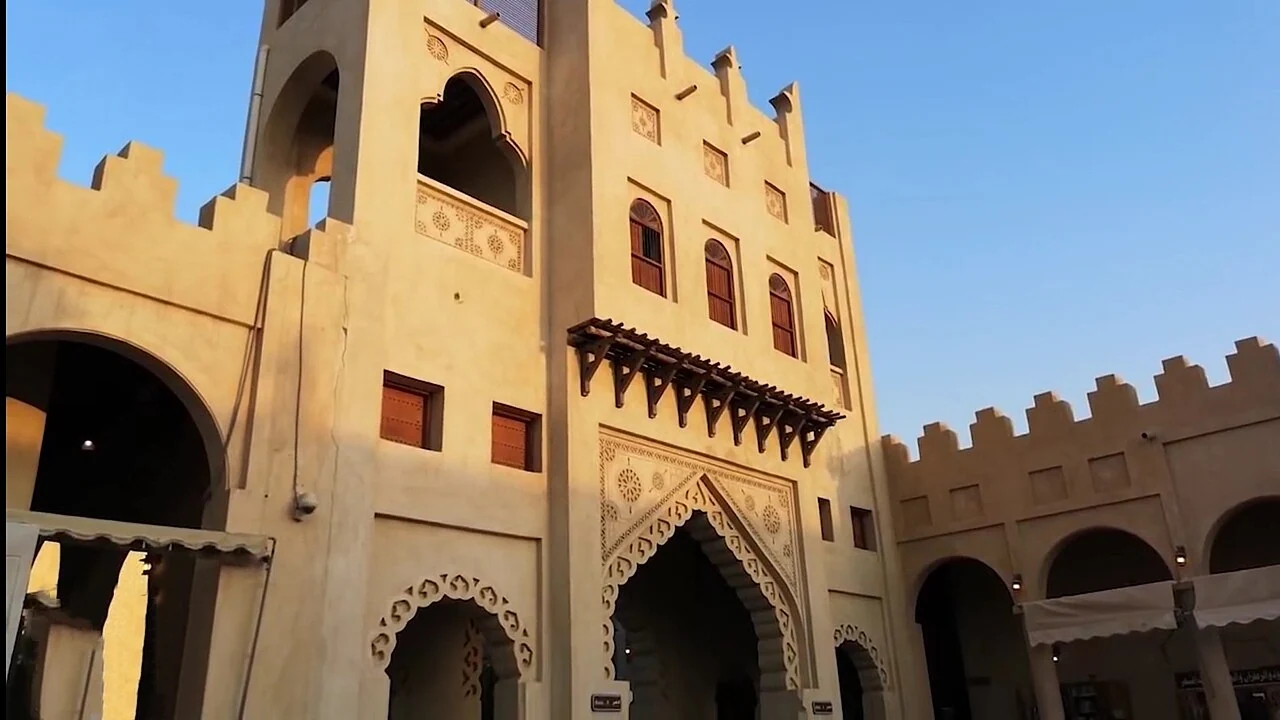Architectural detail in Al-Qaisariyah Souq, Al-Ahsa