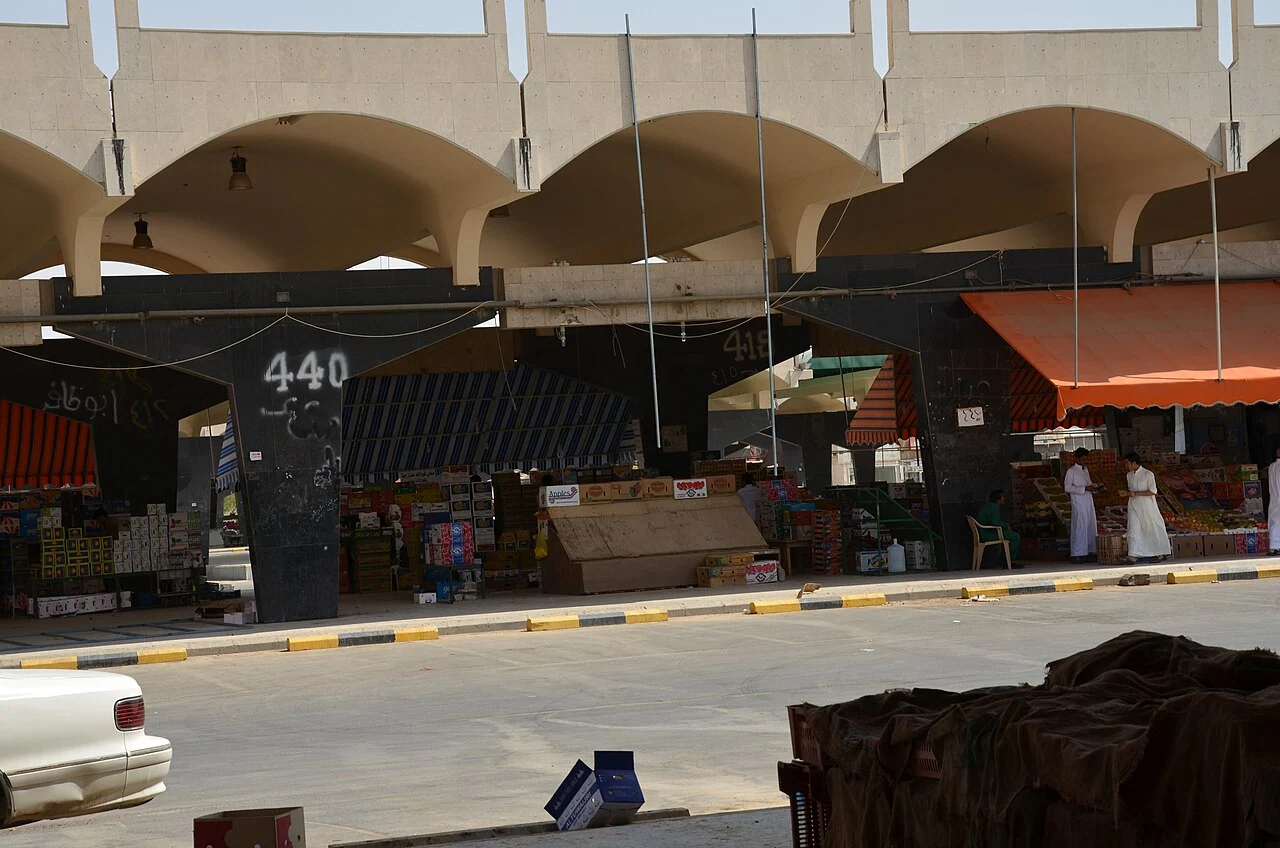 Rabwa central market, Riyadh in 2012 — view two