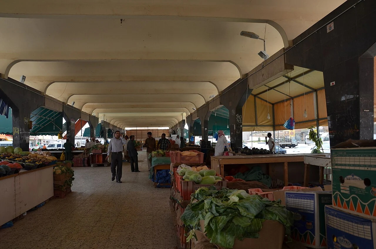 Rabwa central market, Riyadh in 2012 — view three