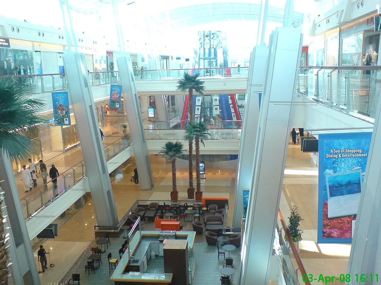 Red Sea Mall interior in the original photograph