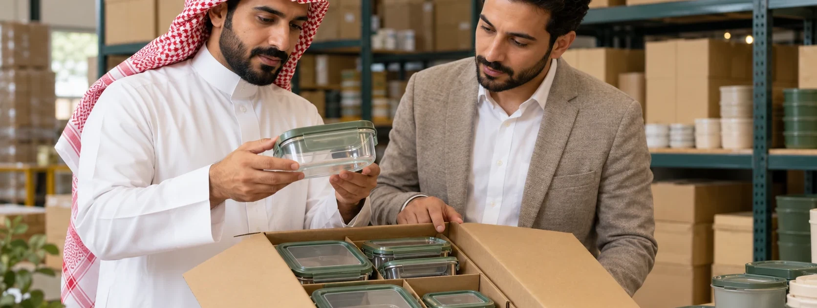 Illustrative wholesale sample inspection in an unnamed warehouse